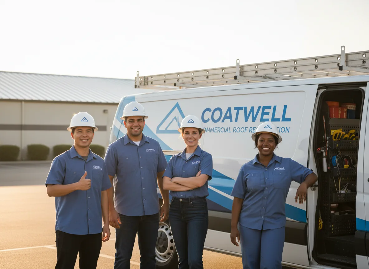 Commercial roof coating company in Inman, KS